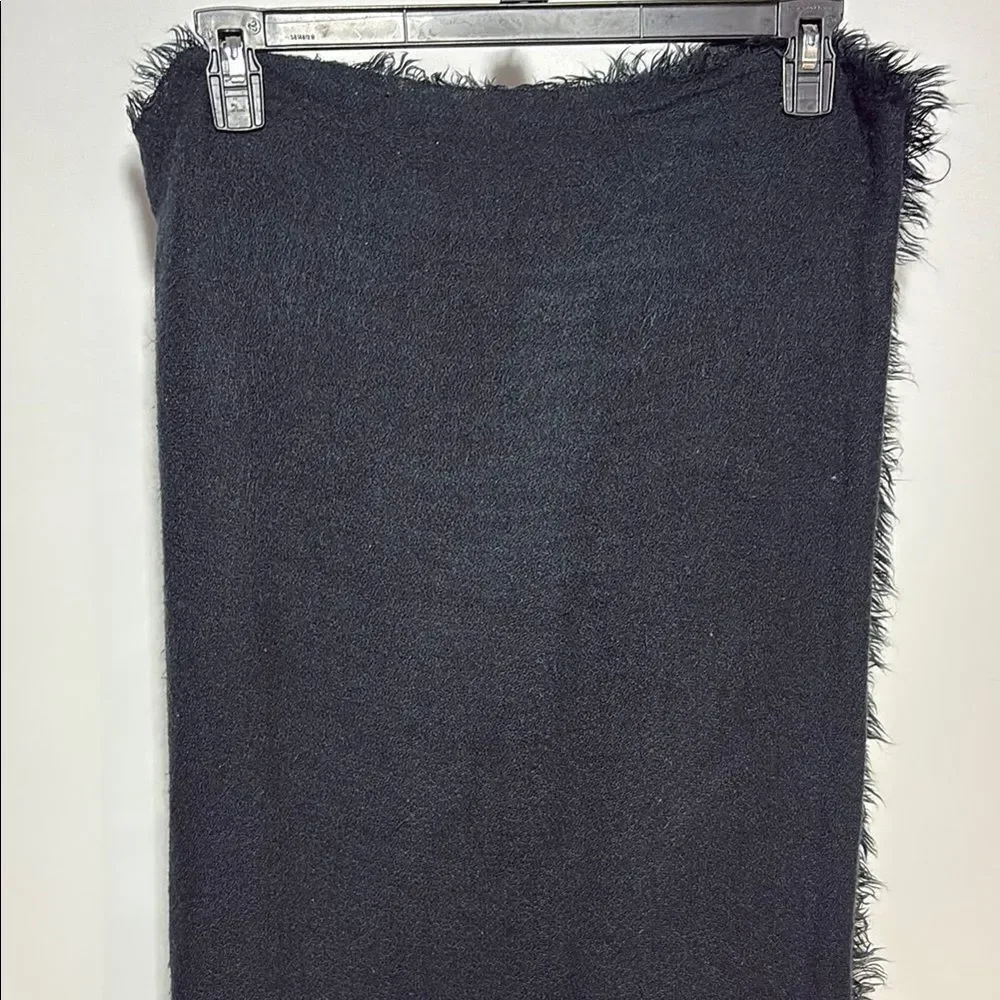 Large, thin, black shawl